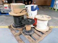 (1) Pallet of 6 Electric Wire Rolls. Located in Mt. Pleasant, IA.