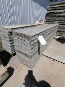 (10) 12" x 8' Wall-Ties Smooth Aluminum Concrete Forms 6-12 Hole Pattern. Located in Mt. Pleasant,