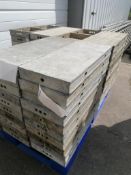 (10) 10" x 2' Wall-Ties Smooth Aluminum Concrete Forms 6-12 Hole Pattern. Located in Mt. Pleasant,