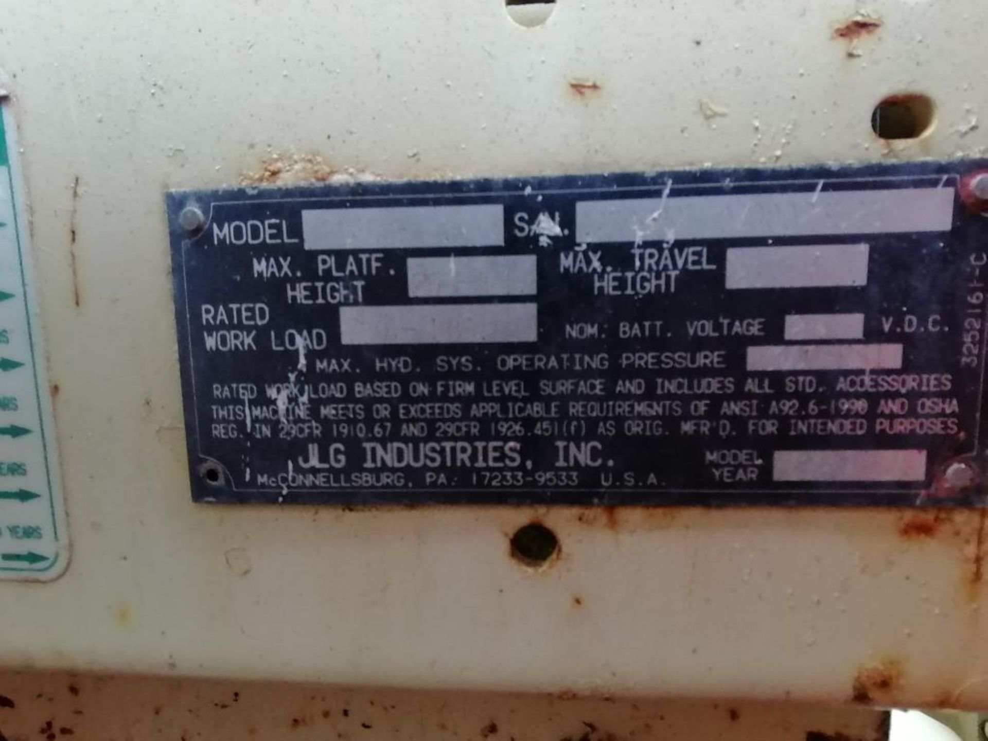 (1) JLG 2646-E Scissor Lift, Need Batteries. Located in Waukegan, IL. - Image 11 of 13