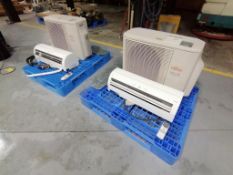 (2) Fujitsu Split Type Air Conditioner Systems with Remote Control. Located in Mt. Pleasant, IA.