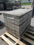 (13) 3' x 2' Wall-Ties Smooth Aluminum Concrete Forms 6-12 Hole Pattern. Located in Mt. Pleasant,