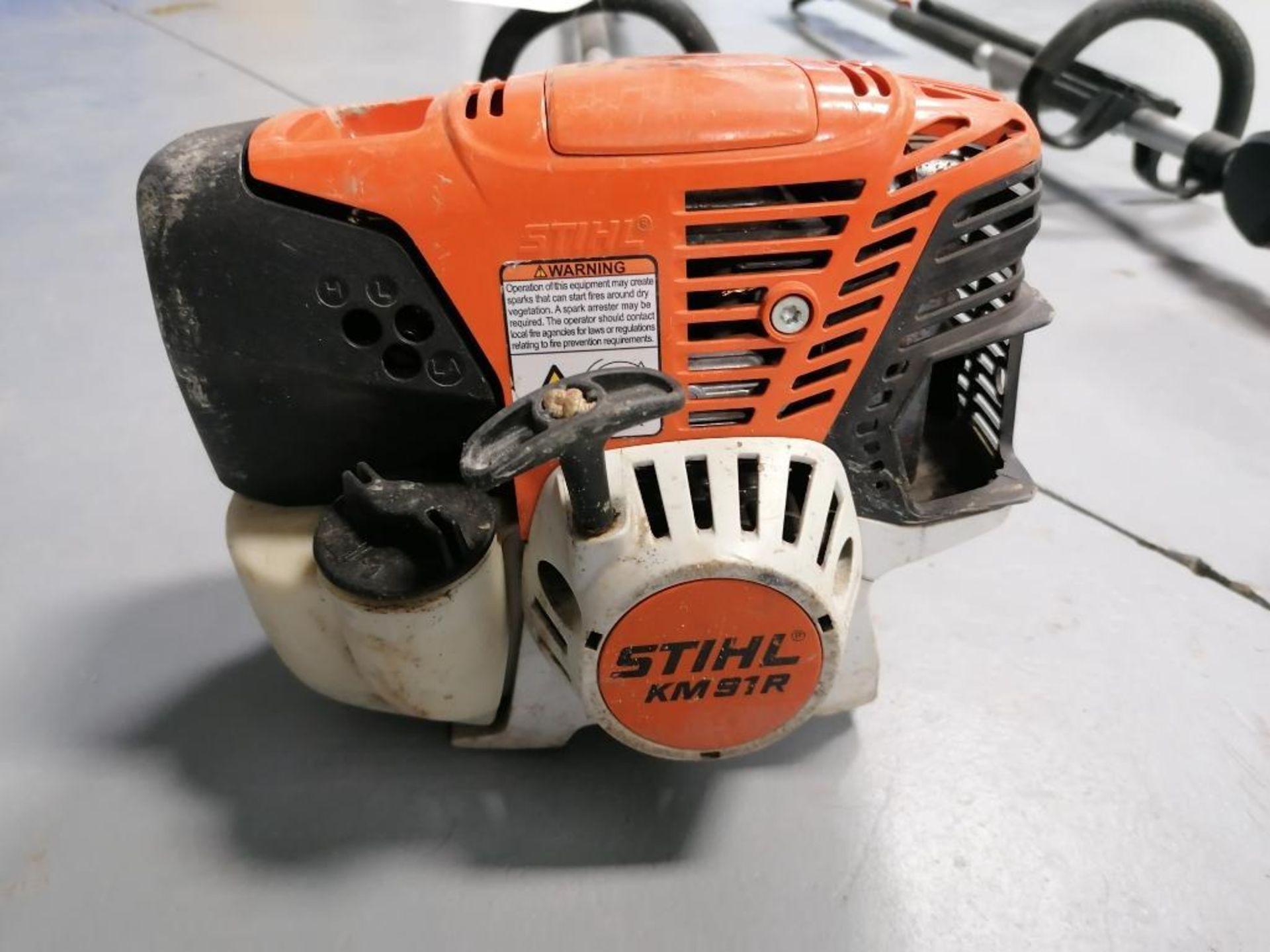 (2) Stihl KM91R with FH-KM 145 Adjustable Power Scythe. Located in Mt. Pleasant, IA. - Image 2 of 7