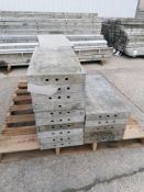 (15) 12" x 2' Wall-Ties Smooth Aluminum Concrete Forms 6-12 Hole Pattern. Located in Mt. Pleasant,