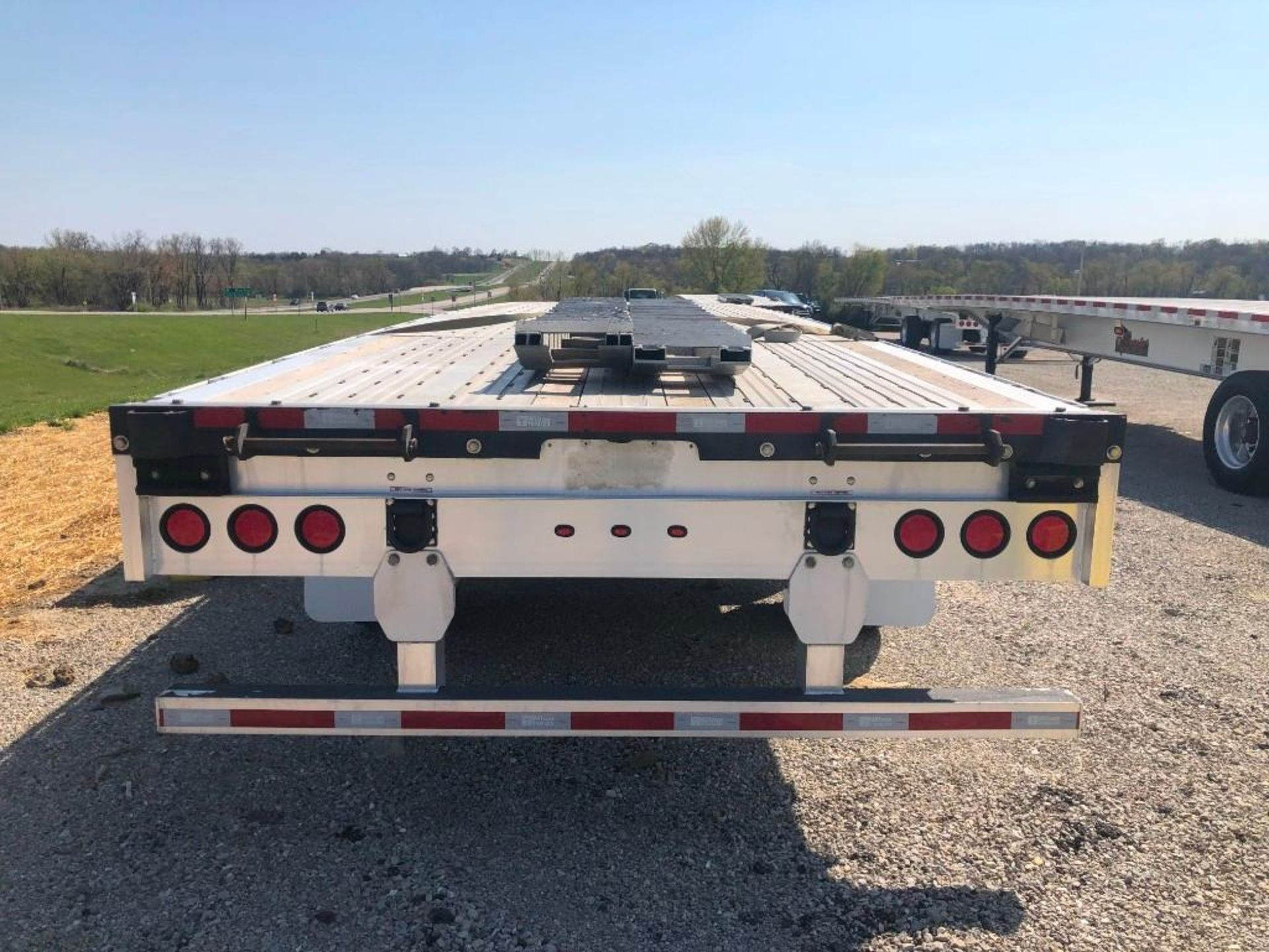 (1)Ê2018 WILSON Flatbed 53' x 102" Bed, Model AF-1080SS with Ramps, VIN #4WW5532A4J6625979, - Image 8 of 26