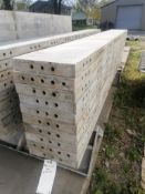 (10) 12" x 9' CAP Wall-Ties Smooth Aluminum Concrete Forms 6-12 Hole Pattern. Located in Mt.