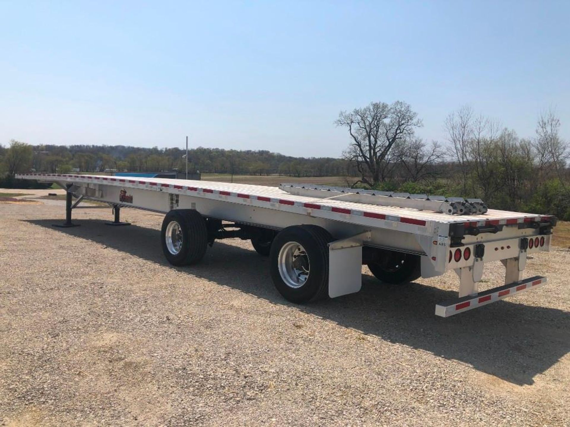 (1)Ê2018 WILSON Flatbed 53' x 102" Bed, Model AF-1080SS with Ramps, VIN #4WW5532A7J6625975, - Image 4 of 26