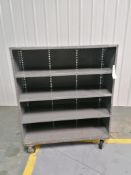 (1) Rolling Mobile Shelving. Located in Mt. Pleasant, IA.