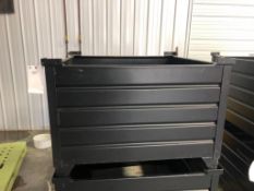 (1) 42 1/2" x 42 1/2" x 30" Stackable Metal Boxes. Located in Mt. Pleasant, IA