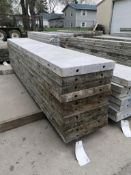 (10) 16" x 8' Wall-Ties Smooth Aluminum Concrete Forms 8" Hole Pattern. Located in Mt. Pleasant,