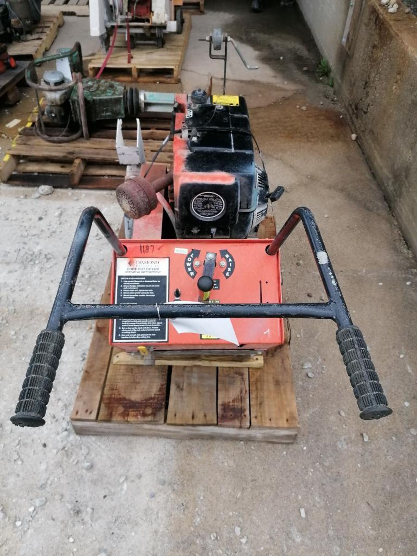 (1) CORE CUT CC1414K Walk Behind Concrete Saw, Serial #1255237 with Kohler Magnum 14 Engine. Located - Image 4 of 15