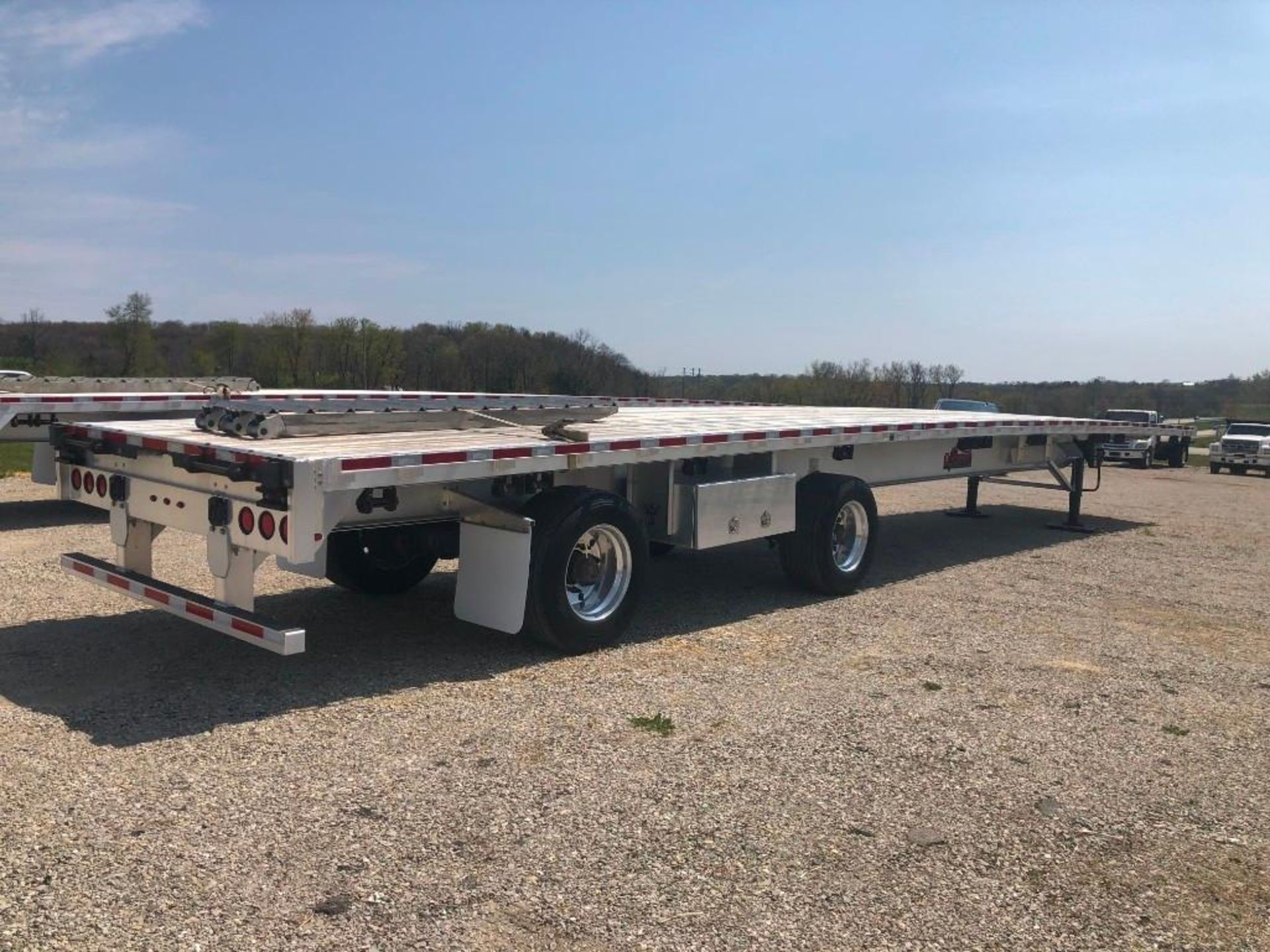 (1)Ê2018 WILSON Flatbed 53' x 102" Bed, Model AF-1080SS with Ramps, VIN #4WW5532A7J6625975, - Image 3 of 26