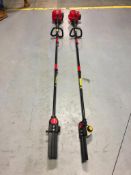(2) TROY-BILT TB25PS 2-Cycle Long Reach Chainsaw. Located in Mt. Pleasant, IA.