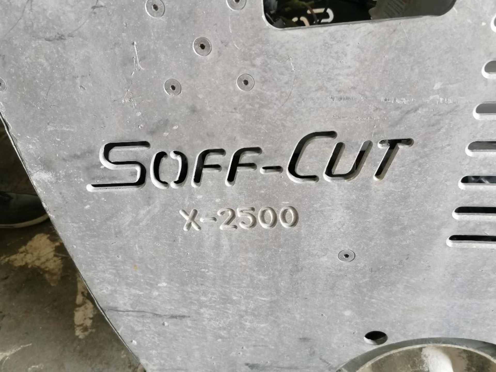 (1) 2005 Soff-Cut X2500 Walk-Behind Concrete Saw, Serial #1704 with Honda GX 270 Engine. Located - Image 5 of 17