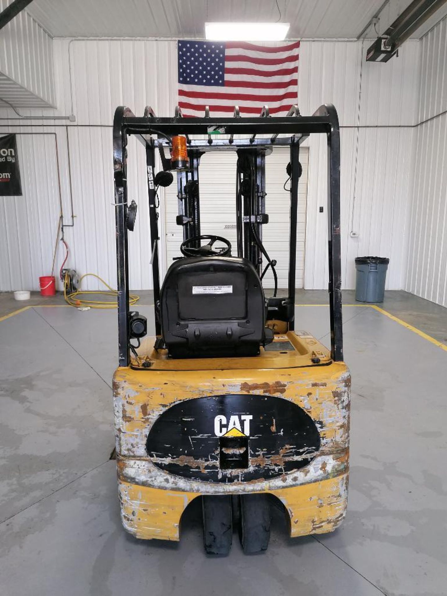 (1) Caterpillar EP16KT Forklift, Serial #ETB4B01714, 36V withÊ(1) C&D Industrial Forklift Battery - Image 10 of 30