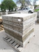 (20) 3' x 4' with 2" Ledge Wall-Ties Smooth Aluminum Concrete Forms 6-12 Hole Pattern. Located in