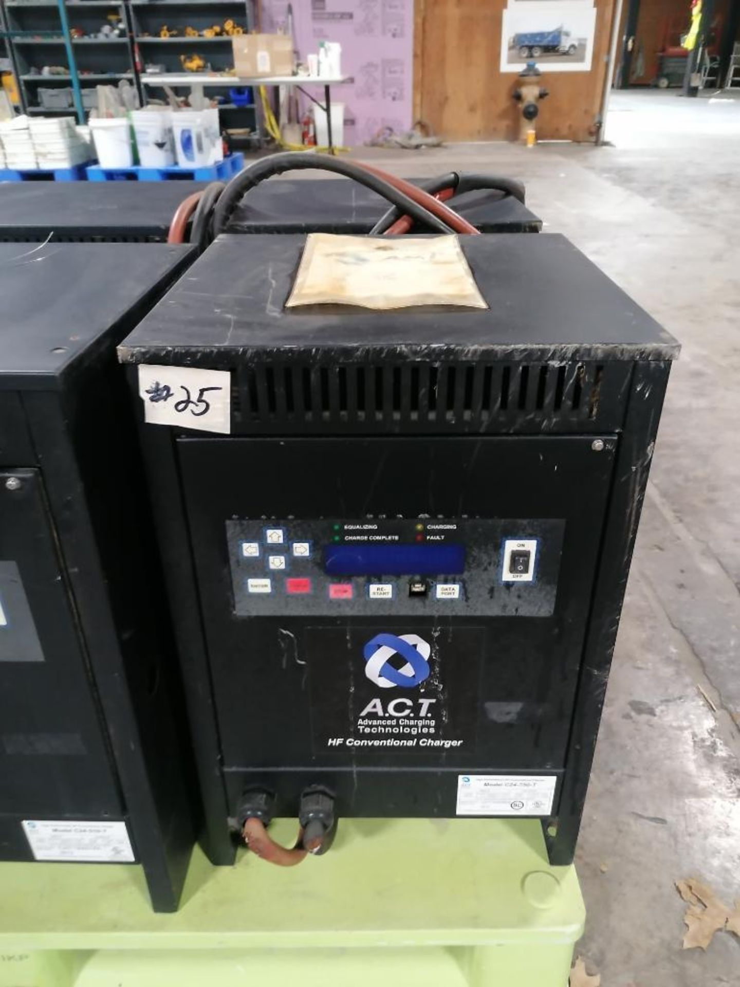 (2) A.C.T HF Conventional Charger, Model C24-750-T, Input 480 VAC, Output 24VDC & (3) A.C.T HF - Image 3 of 13