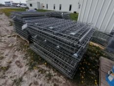 (20) 43" x 52" Interlake Pallet Racking Wire Decking. Located in Mt. Pleasant, IA.