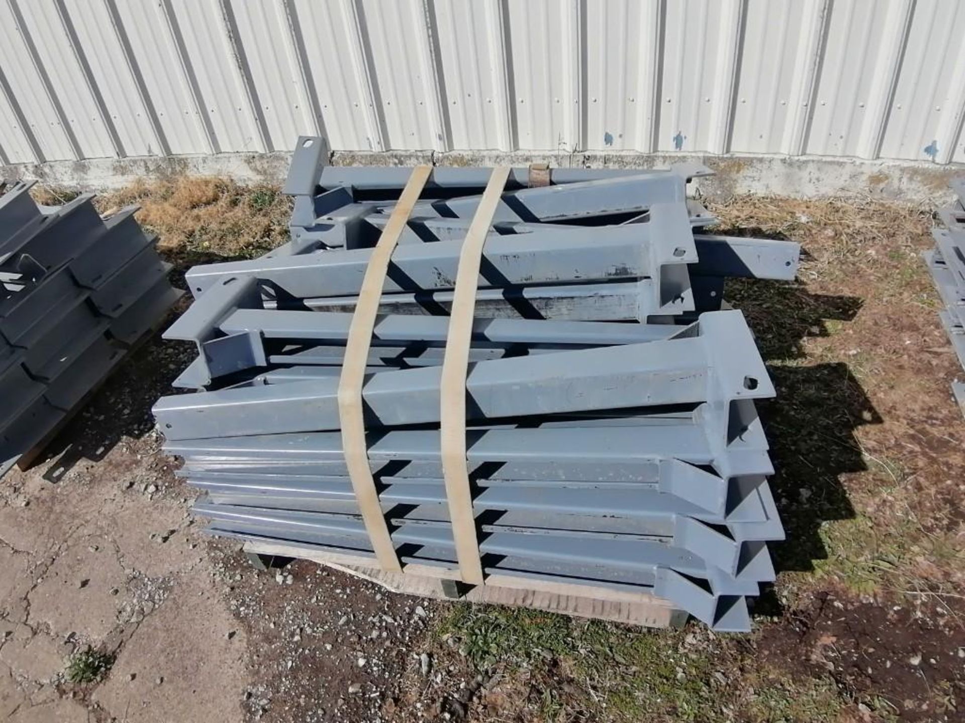 (20) 15' x 9 1/2" x 4" Upright Cantilever Rack, (40) 5' 1" Legs, (50) 4' Arms & (3) Buckets of - Image 8 of 26