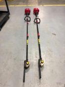 (2) TROY-BILT TB25PS 2-Cycle Long Reach Chainsaw. Located in Mt. Pleasant, IA.