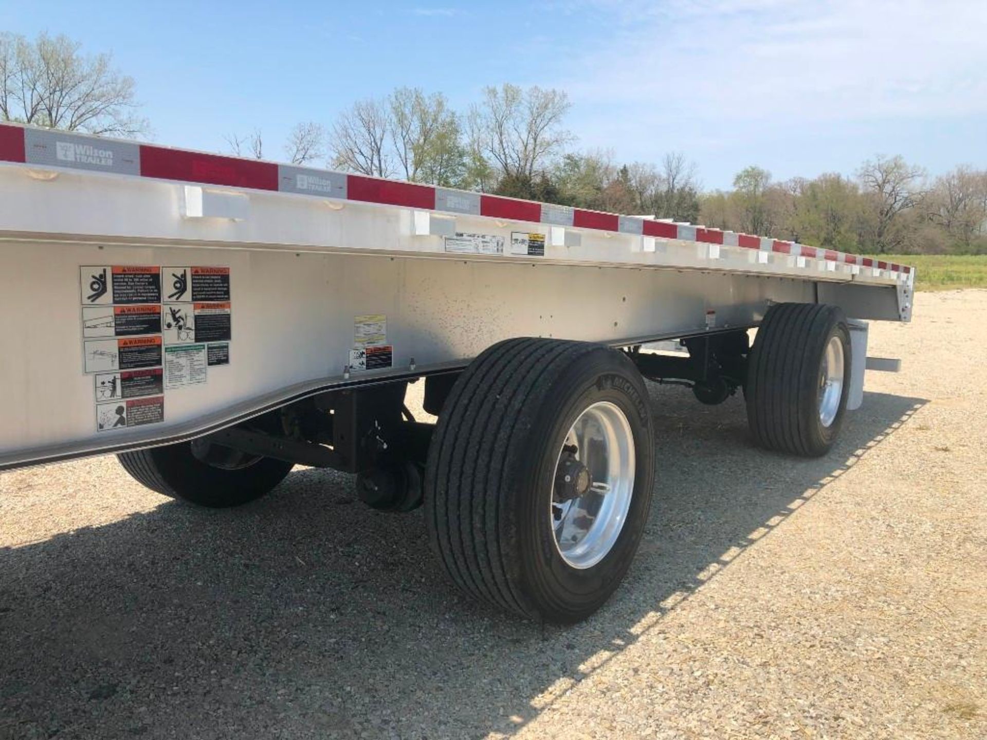 (1)Ê2018 WILSON Flatbed 53' x 102" Bed, Model AF-1080SS with Ramps, VIN #4WW5532A7J6625975, - Image 7 of 26