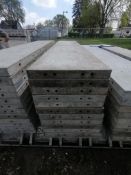 (12) 18" x 8' Wall-Ties Smooth Aluminum Concrete Forms 6-12 Hole Pattern. Located in Mt. Pleasant,