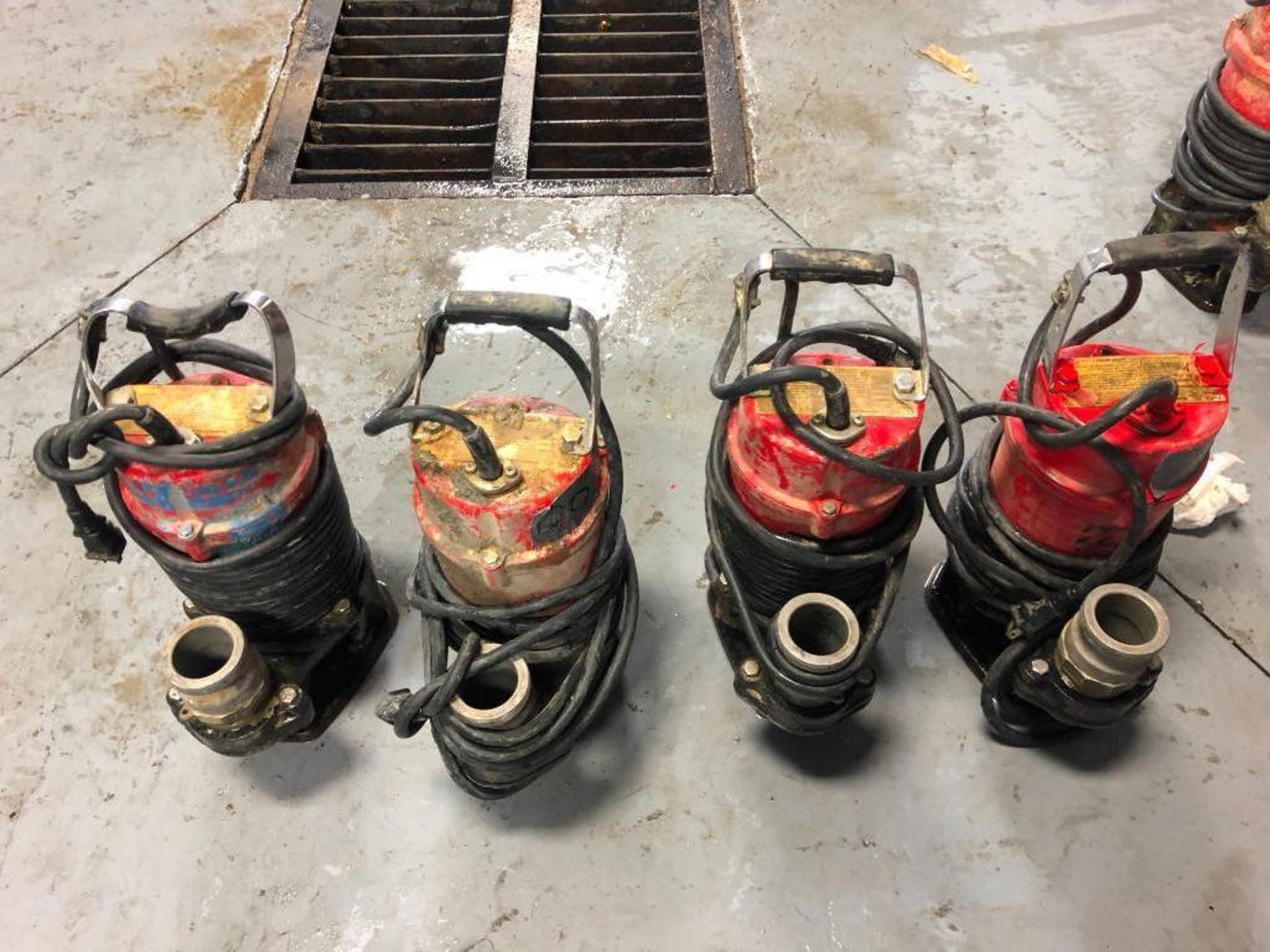 (4) Multiquip Submersible Pumps, Model ST-2040T. Located in Mt. Pleasant, IA.