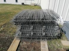 (28) 44" x 46" Interlake Pallet Racking Wire Decking. Located in Mt. Pleasant, IA.