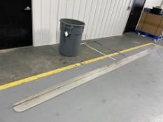 (1) 14' Screed, (1) Brute Trash Can & (2) 48