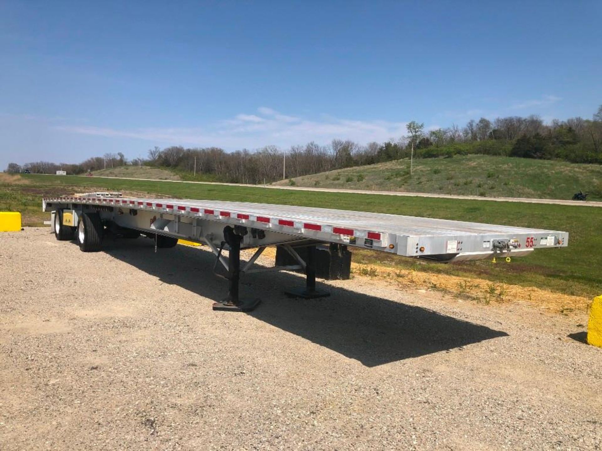 (1)Ê2018 WILSON Flatbed 53' x 102" Bed, Model AF-1080SS with Ramps, VIN #4WW5532A4J6625979, - Image 2 of 26