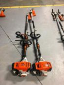 (2) Stihl KM91R with FH-KM 145 Adjustable Power Scythe. Located in Mt. Pleasant, IA.
