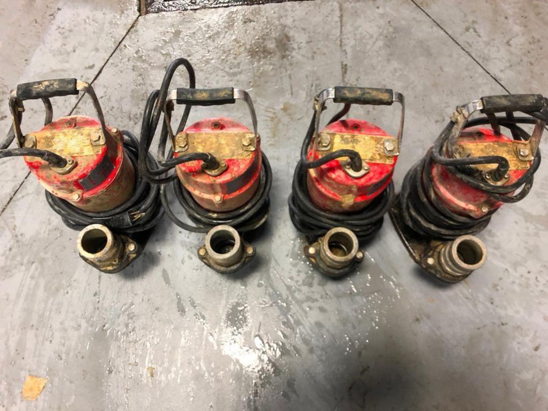 (4) Multiquip Submersible Pumps, Model ST-2040T. Located in Mt. Pleasant, IA.