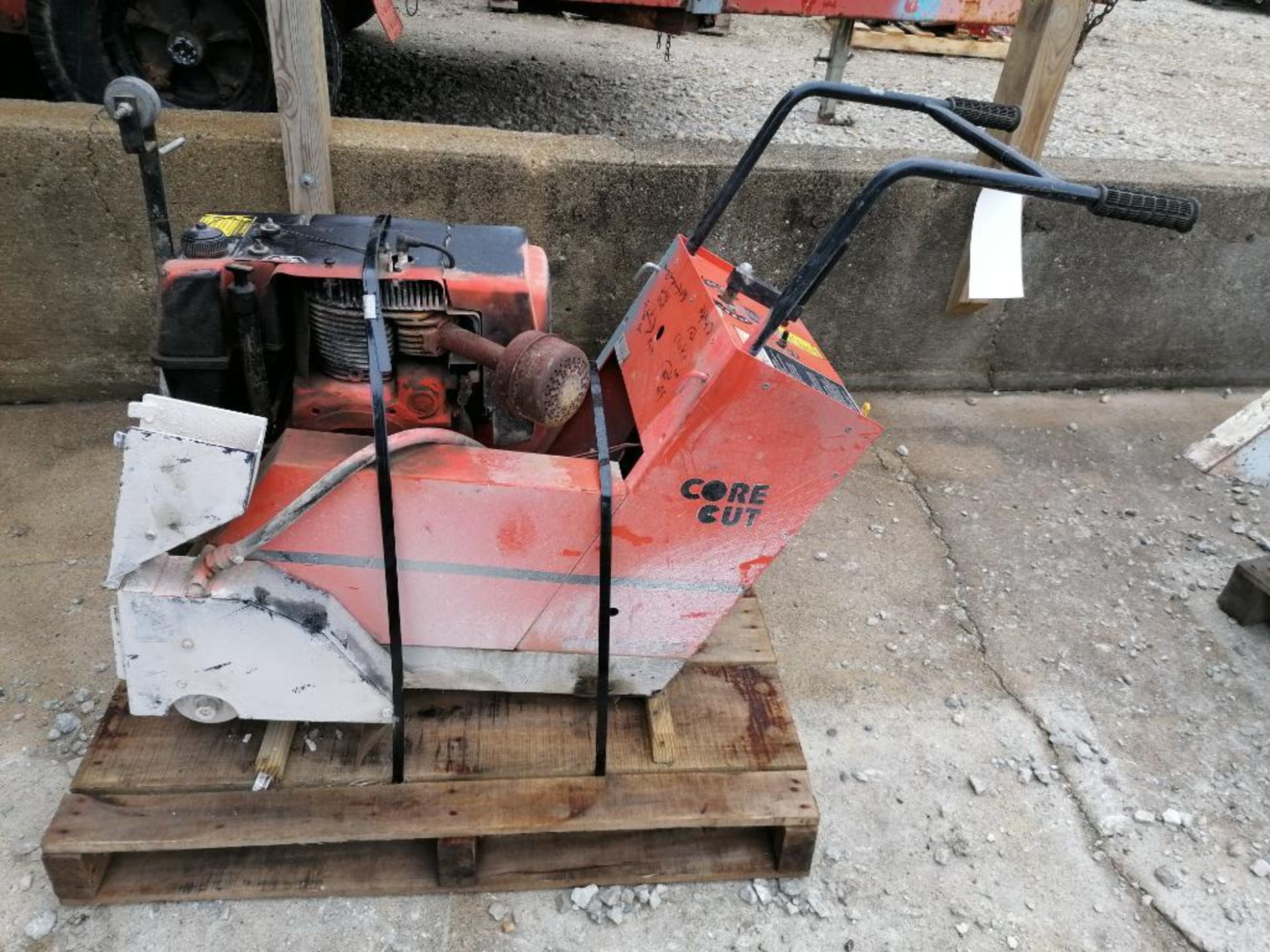 (1) CORE CUT CC1414K Walk Behind Concrete Saw, Serial #1255237 with Kohler Magnum 14 Engine. Located