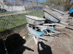 (2) Wheelbarrows. Located in Mt. Pleasant, IA.