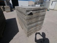 (20) 3' x 8' Wall-Ties Smooth Aluminum Concrete Forms 6-12 Hole Pattern. Located in Mt. Pleasant,