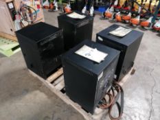 (3) A.C.T HF Conventional Charger, Model C24-750-T, Input 480 VAC, Output 24VDC & (1) A.C.T HF