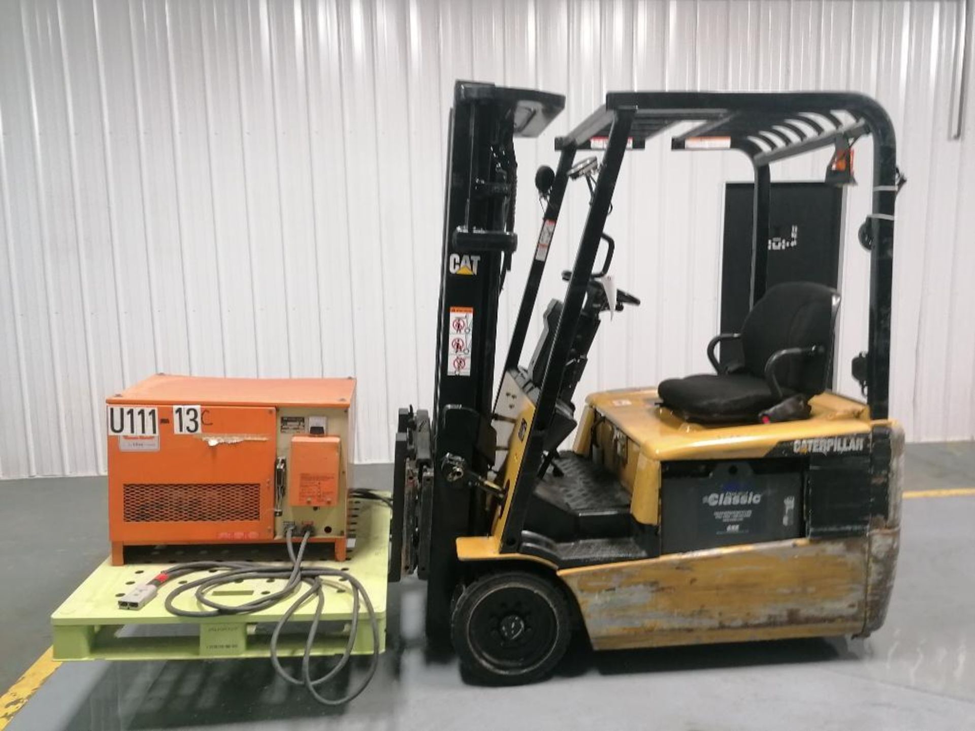 (1) Caterpillar EP16KT Forklift, Serial #ETB4B01714, 36V withÊ(1) C&D Industrial Forklift Battery
