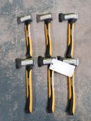 (6) NEW Yardworks 1.25 lbs. Camp Axe. Located in Mt. Pleasant, IA.