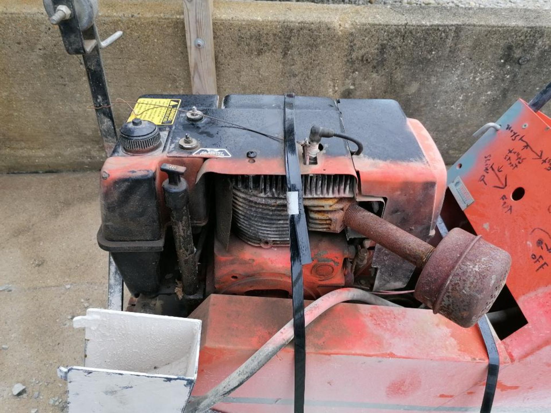 (1) CORE CUT CC1414K Walk Behind Concrete Saw, Serial #1255237 with Kohler Magnum 14 Engine. Located - Image 14 of 15