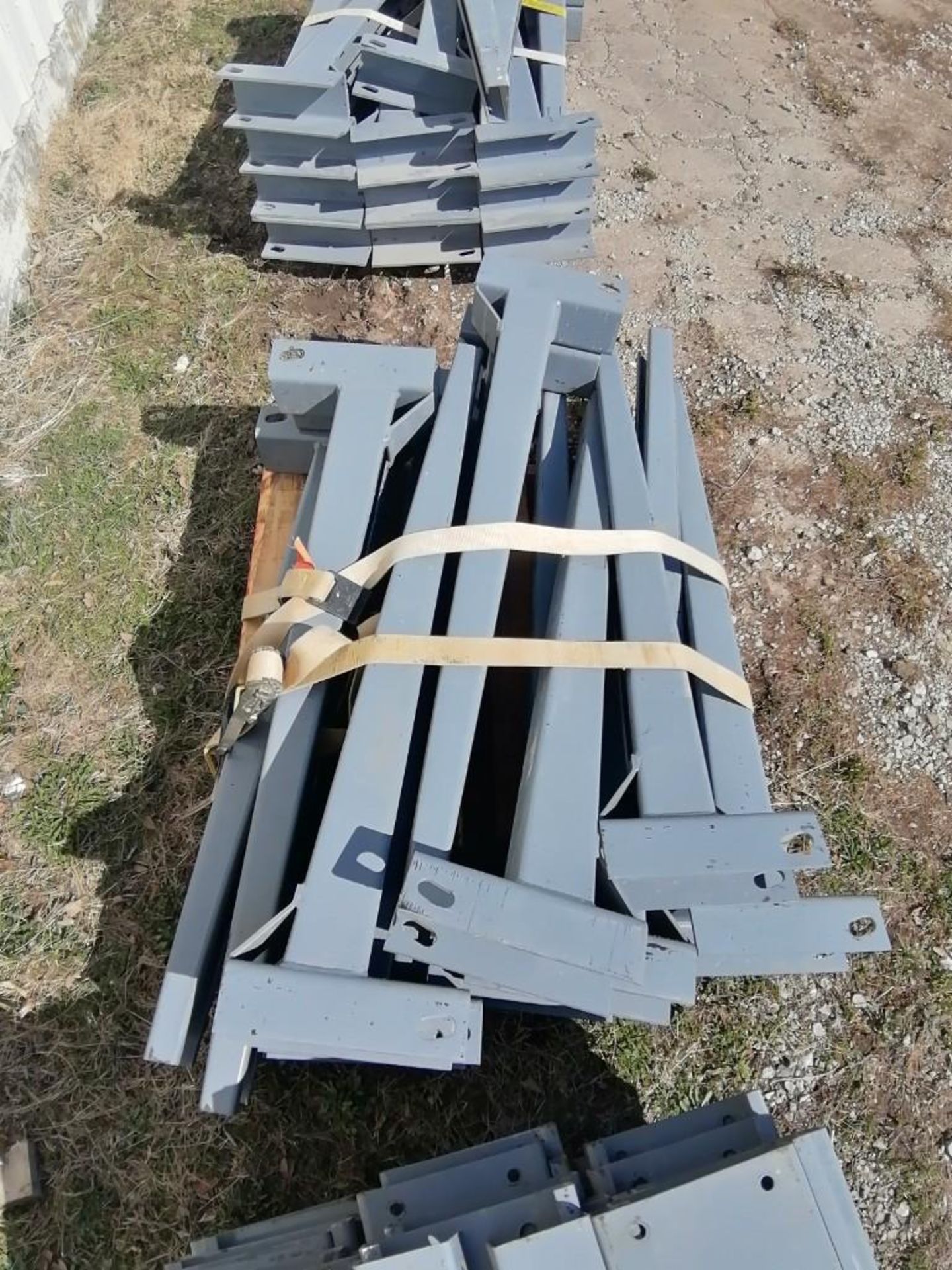 (20) 15' x 9 1/2" x 4" Upright Cantilever Rack, (40) 5' 1" Legs, (50) 4' Arms & (3) Buckets of - Image 16 of 26