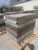 (20) 3' x 4' with 2" Ledge Wall-Ties Smooth Aluminum Concrete Forms 6-12 Hole Pattern. Located in