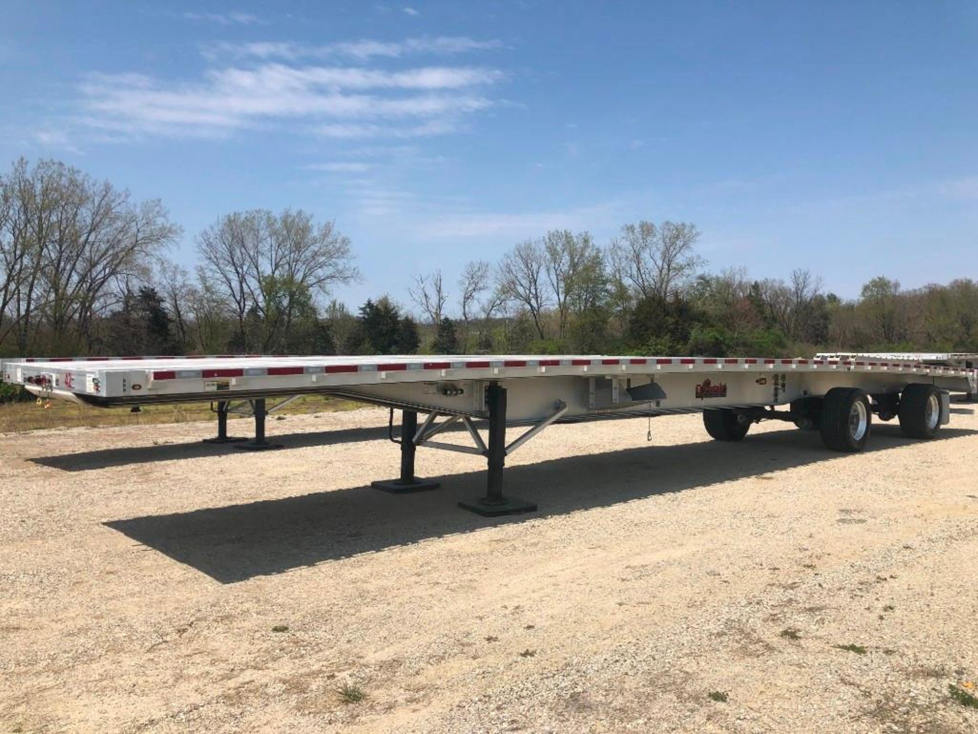 (1) 2017 WILSON Flatbed 53' x 102" Bed,ÊModel AF-1080SSÊwith Ramps,Ê VIN #4WW5532A5H6625340, Landing