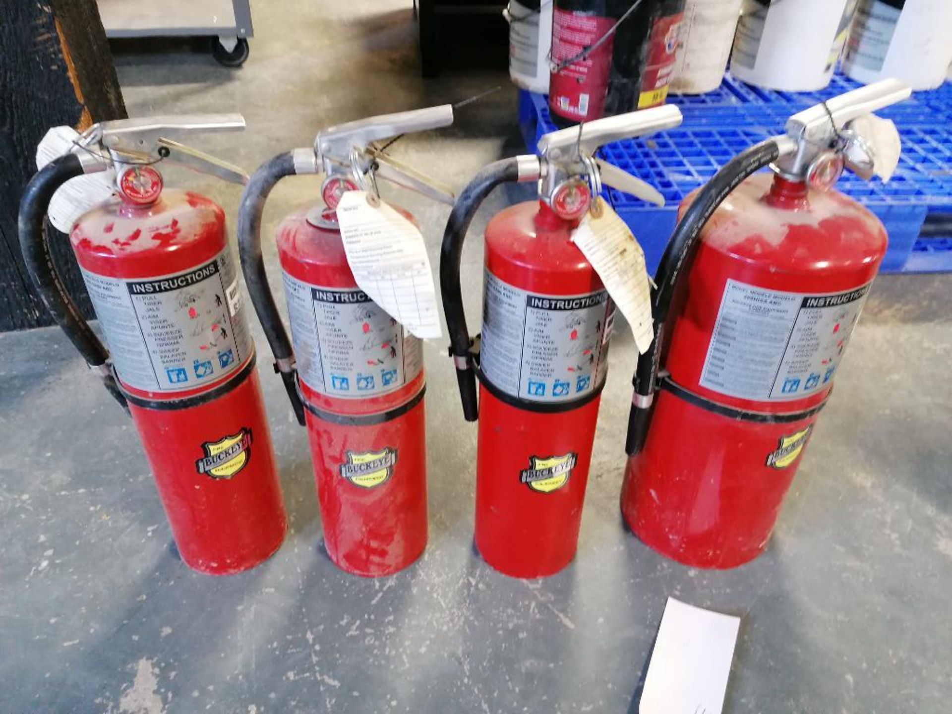 (4) Fire Extinguisher. Located in Mt. Pleasant, IA.