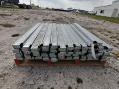 (99) 42" Pallet Racking Crossbeams. Located in Mt. Pleasant, IA.