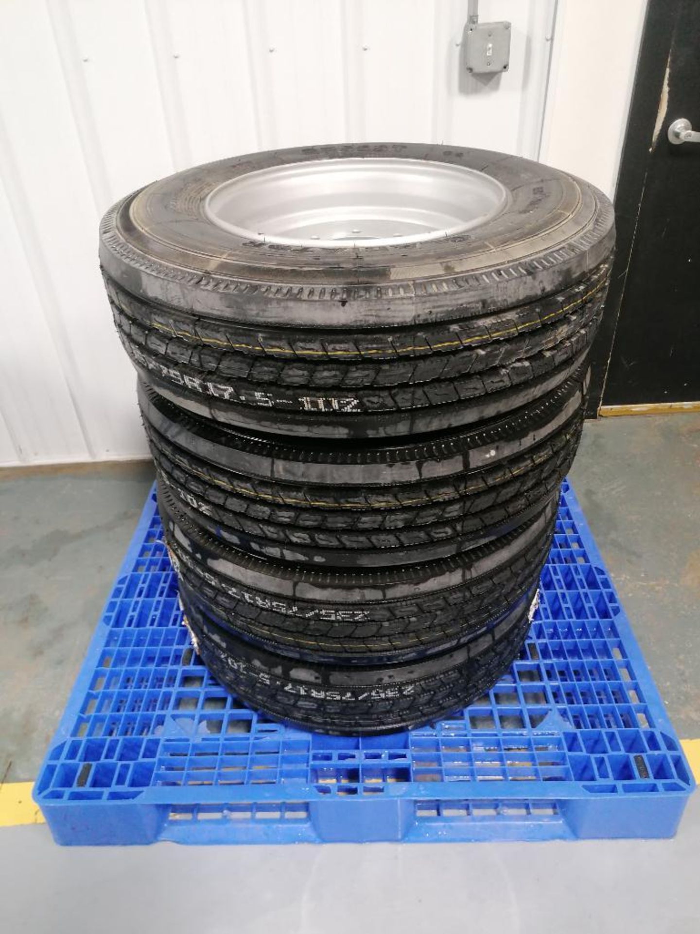 (4) Gladiator QR55T 235/75R17.5 Tires with 8 Bolt Pattern 6" Center Rims. Located in Mt. Pleasant, - Image 2 of 7