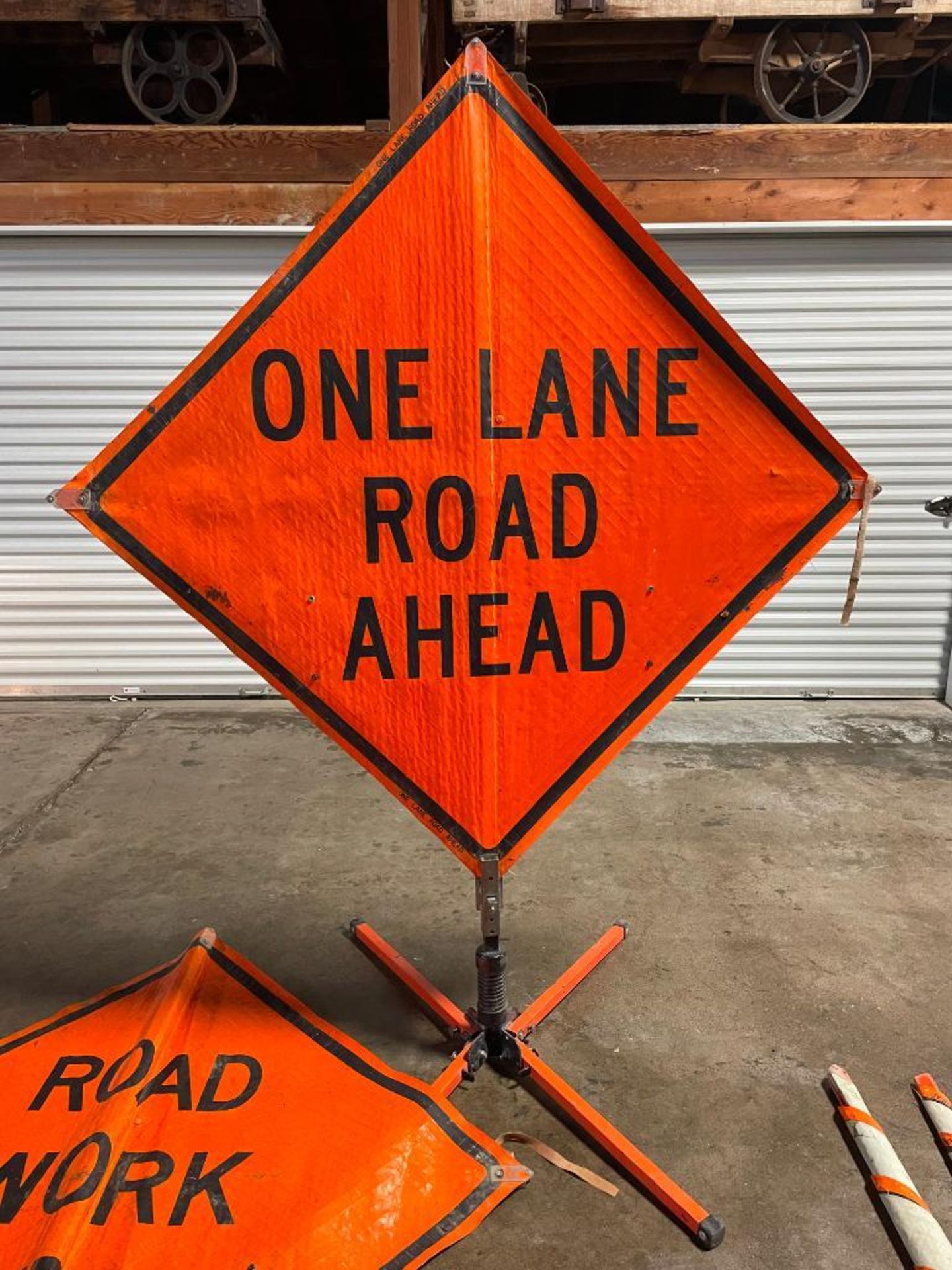 (6) Road Work Ahead Sign, (2) Flagger Ahead Sign, (2) One Lane Road Ahead Sign, (2) Road Closed - Image 5 of 8