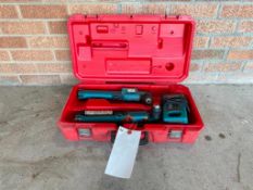 (2) Makita DA391D Cordless Impact Driver with DC1414T Battery Charger and Battery. Located in Waukeg