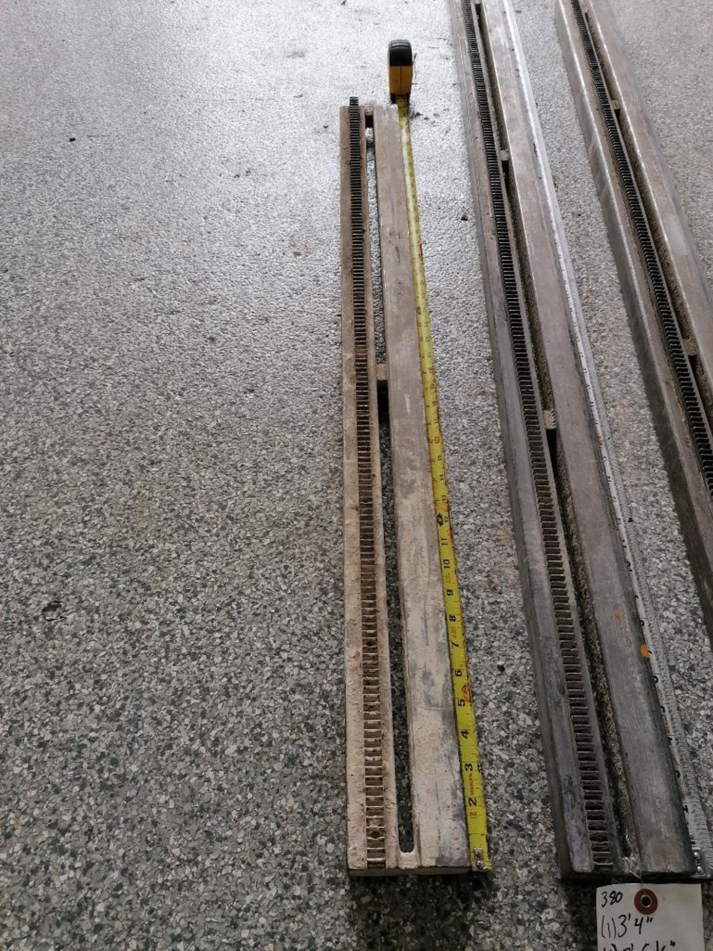 (1) 7' 5 1/2", (1) 4' 7" & (1) 3' 4" Husqvarna Wall Saw Rails. Located in Wheeling, IL. - Image 2 of 7