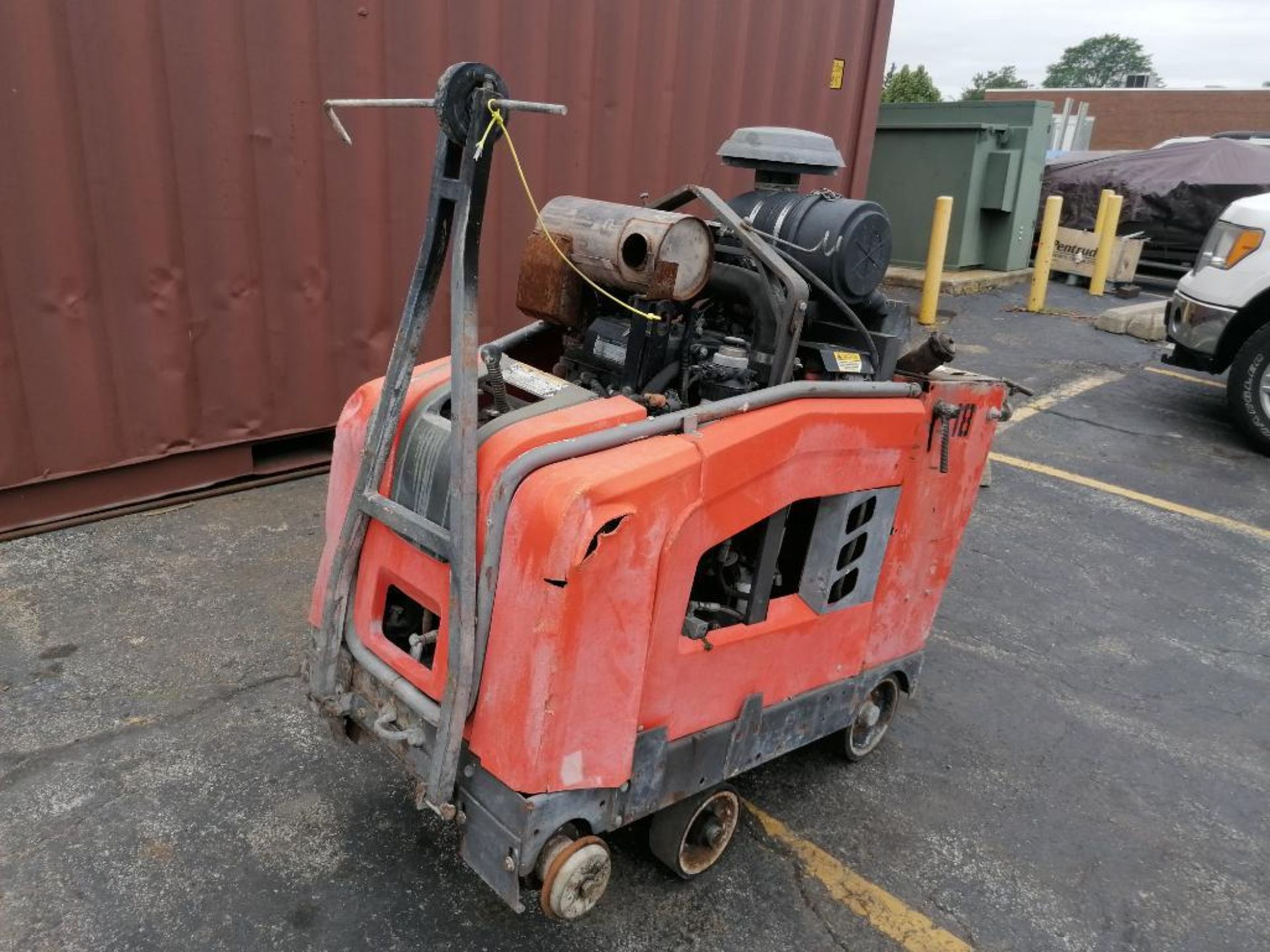 (1) 2011 Husqvarna FS6600D Self-Propelled Walk-Behind Concrete Saw, 1284 Hours, Serial #92805001. Lo - Image 2 of 13