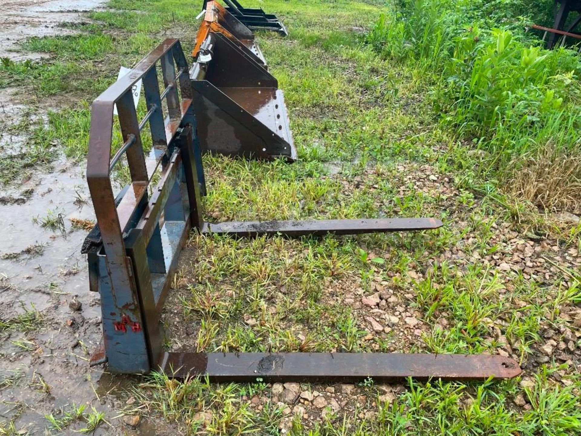 (1) 4' Fork Attachment for Skid Steer with 4' Forks. Located in Lake Crystal, MN. - Image 2 of 5